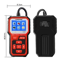 KONNWEI KW681 Car Battery Tester OBD2 Scanner Tools 2 In 1 6-12V OBD2 Car Fault Diagnosis Tool Support 9 Languages