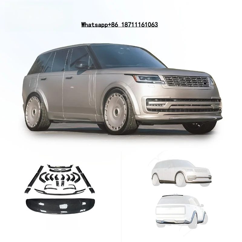 2023-2025 for Range Rover Executive Edition Body Kit Upgrade 1016 Style Front Lip Wheel Arch Side Skirt Rear Diffuser