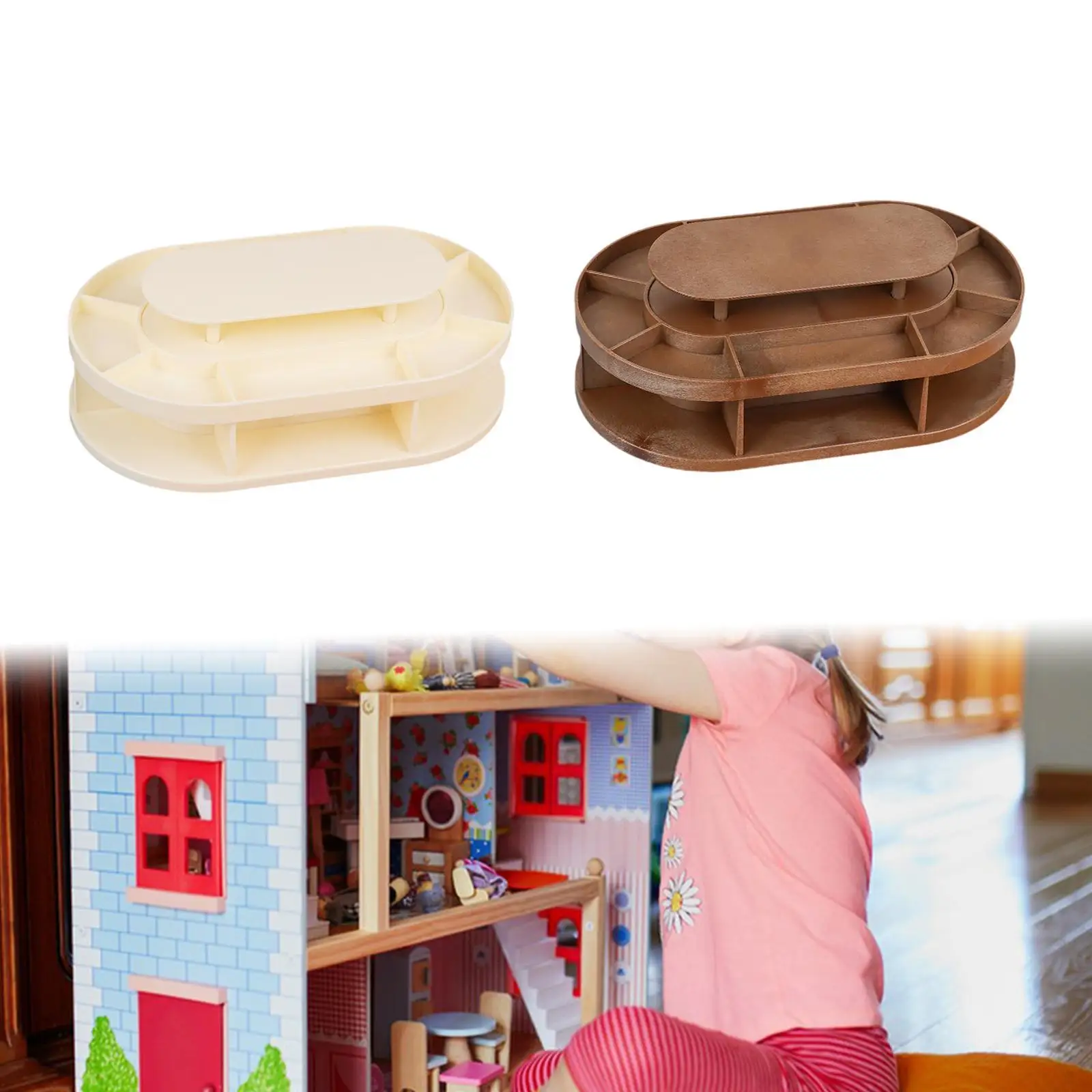 Suporte de sobremesa em miniatura modelo casa de bonecas lanche mostrar rack simulação casa de bonecas fingir jogar brinquedo para decoração cena micro paisagem