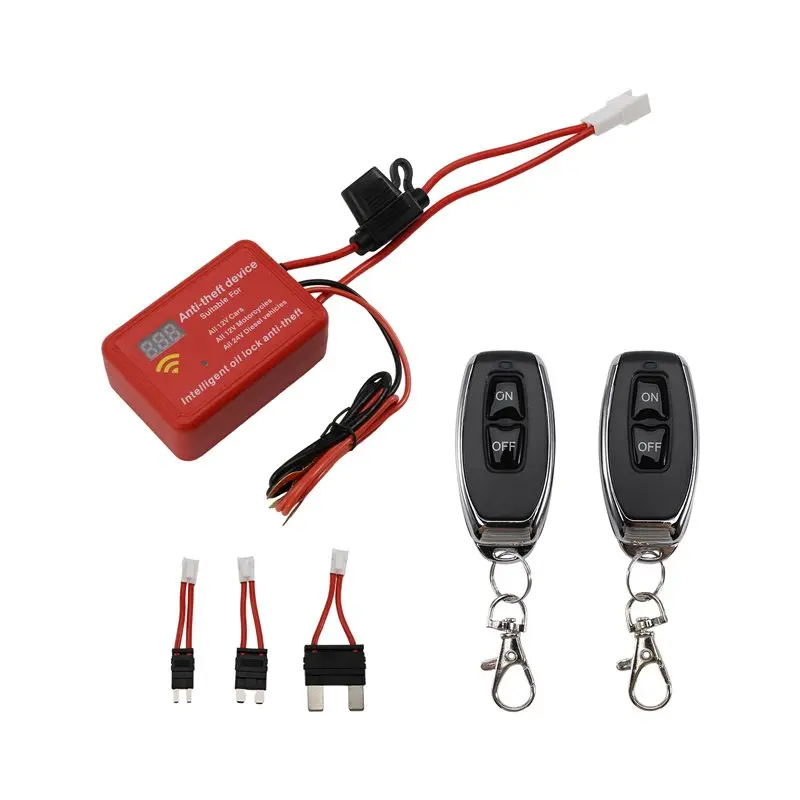 Reliable-Anti-Theft Digital Oil Circuit Drive Voltage Fuel Cut Off Immobilizer Device 12V 24V For Car Yacht Motorcycle Scooter