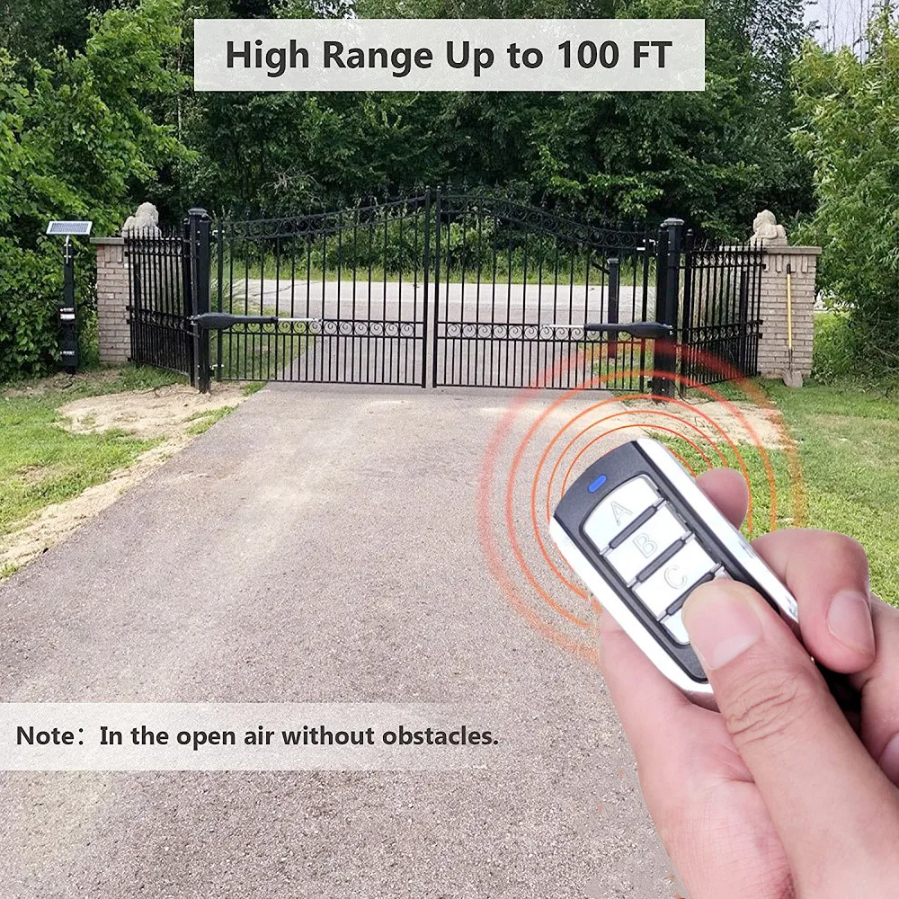 Duplicador de multifrecuencia, copia de código fijo y rodante, 287-868MHz, Control remoto para puerta de garaje, transmisor, llave Fob