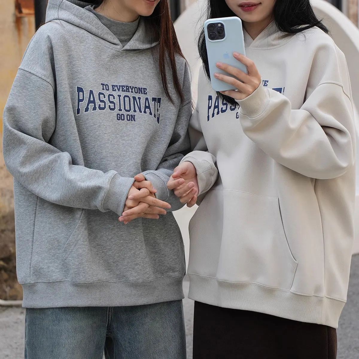 

Мужская толстовка с капюшоном, повседневная, весенне-осенняя, из смесового хлопка и полиэстера, молодежная, модная, свободного кроя, удобная, дышащая