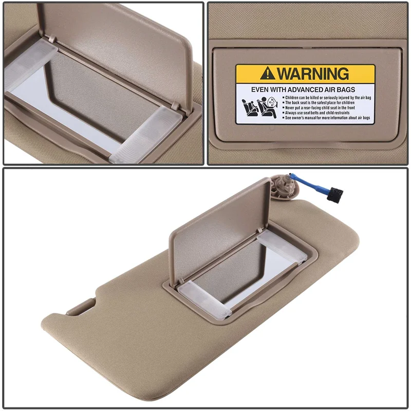 

Sun Visor With Mirror Right Passenger Side For Honda Accord 2008-2012 83280-TA5-A51ZA