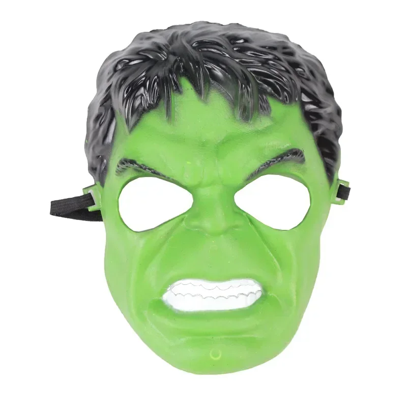 2024 Marvel Movie Children\'s Cartoon Toy Anime Spider Man Iron Man Captain USA Hulk Cosplay Full Face Non Luminous Disguise Mask