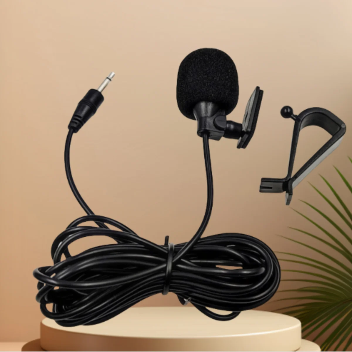 Mikrofon samochodowy 5m długi mikrofon stereo SM Lotus 3.5mm mono 2.5mm wtyk audio nawigacja przewodowy klips zewnętrzne przewody mikrofony samochodowe radio — zdjęcie produktu 6