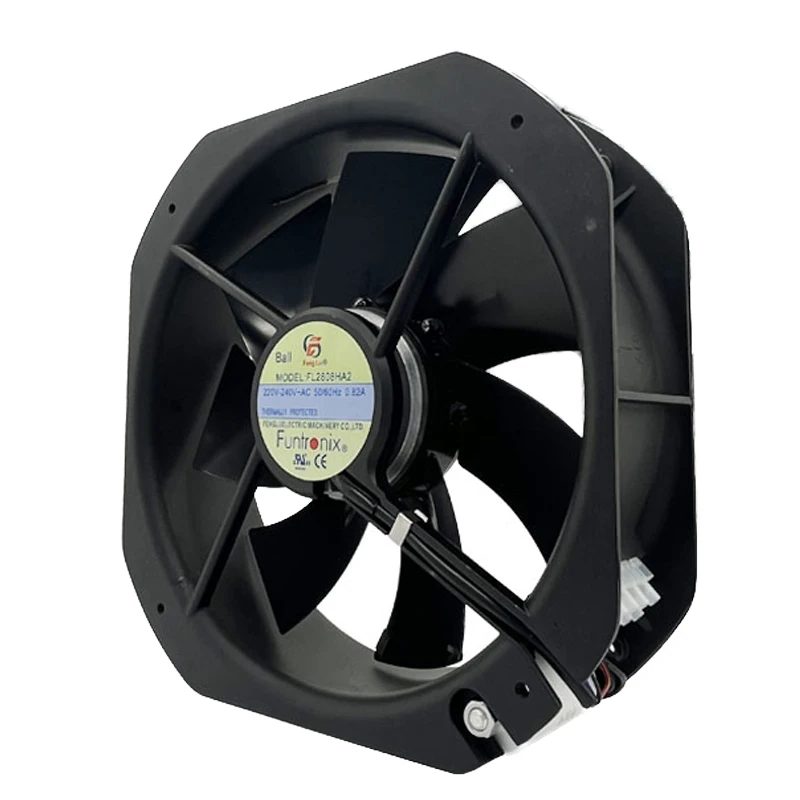 Axial Flow พัดลม AC220V 28 ซม.0.82A 280x280x80 มม.การไหลของอากาศ Cooling AC มอเตอร์ Brushless พัดลมระบายความร้อนอุตสาหกรรม