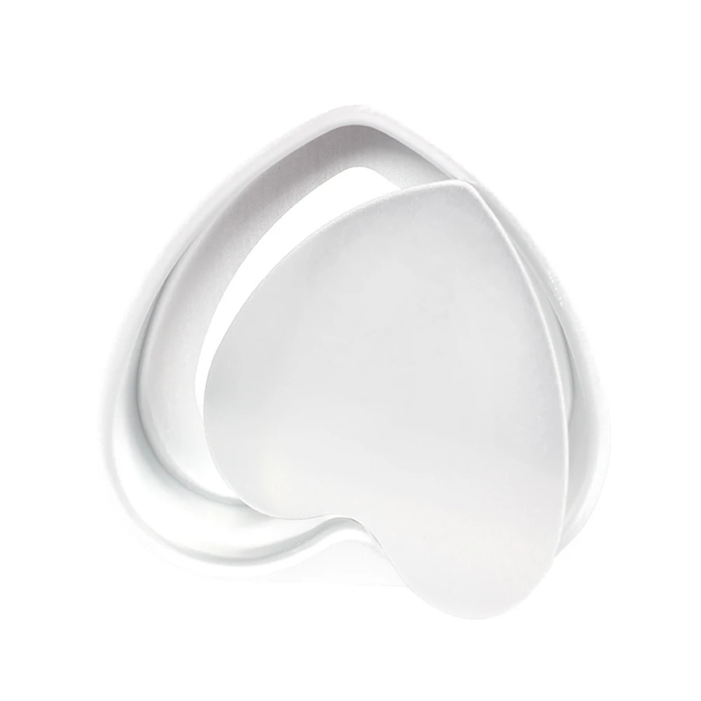 Anodized Aluminium Heart Shaped Baking Pan with Removable Base for Baking Cakes Loaves and Mousse-Based Desserts