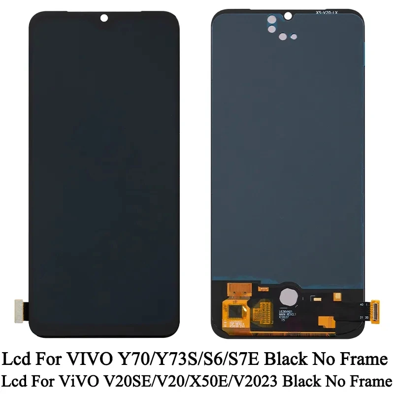 V2002A V2031A V1962A Lcd Premium per VIVO Y70 Y73S Display Touch Screen Digitizer Panel Assembly per S6 S7E V20SE V20 X50E LCD