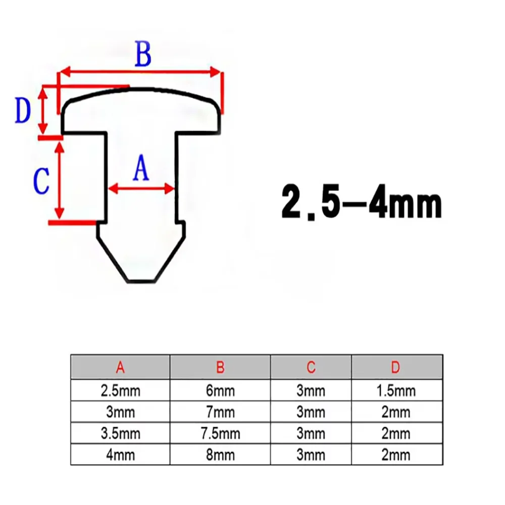 10-100 Stücke 2,5mm-4mm Silikon Stecker Gummi Stopper T-stecker Loch Stecker pad Anti-kollision Stecker Kopf Gummi Stecker Schwarz/Weiß