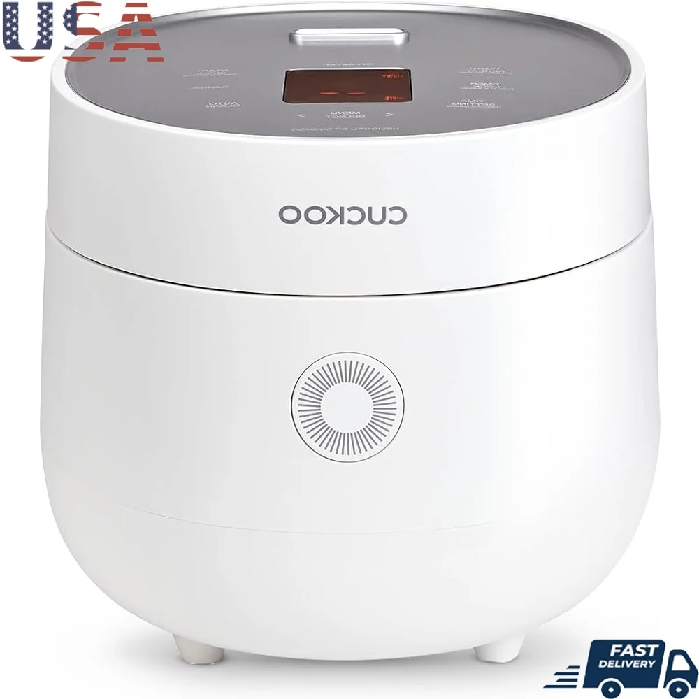 

3 Cup Rice Cooker Fuzzy Logic Technology Easy Clean Delay Timer Keep Warm Function Perfect White Rice Oats Baby Food