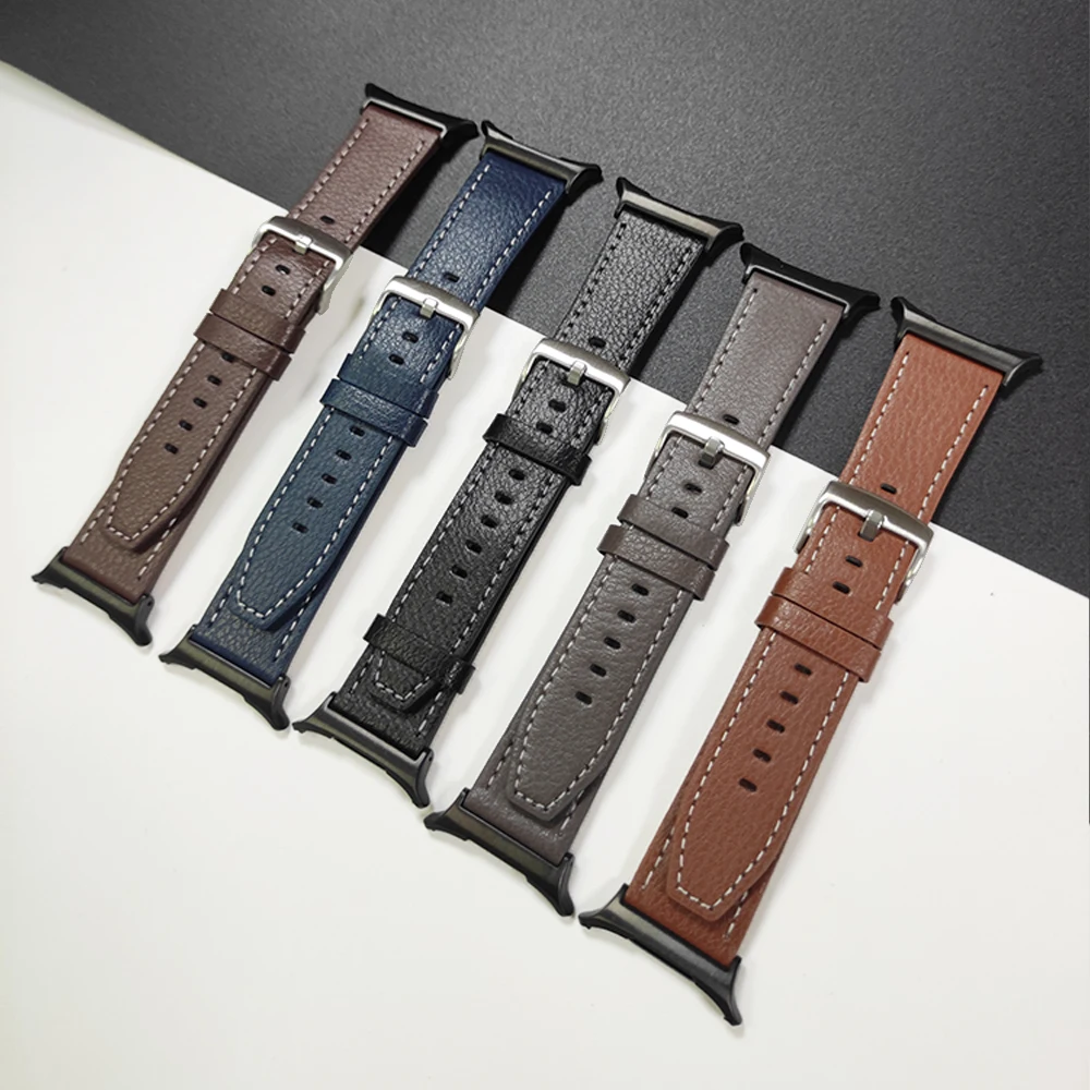 Leather Strap for Samsung Galaxy Watch Ultra Business Band Bracelet for Galaxy Watch Ultra 47mm Casual Watchband Accessories