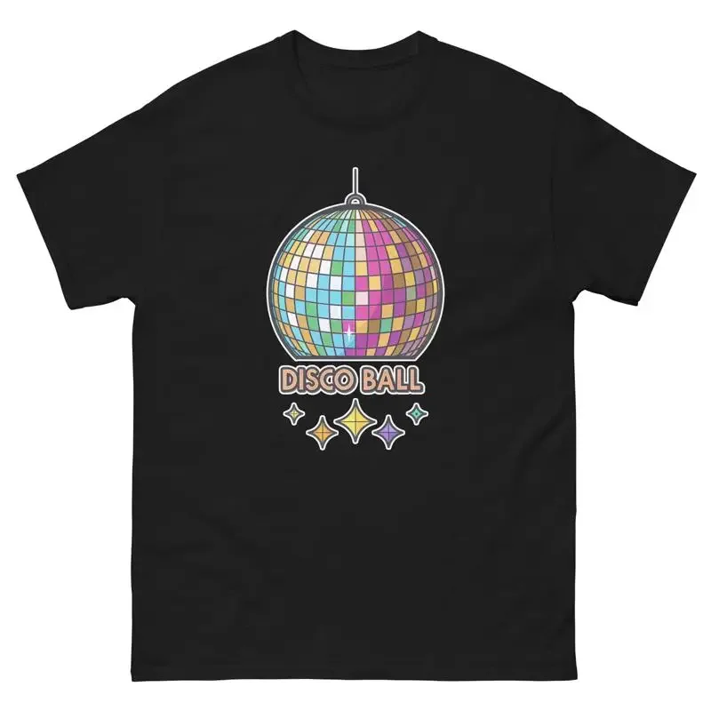 Disco Ball Party Supplies Items Birthday Event T Shirt