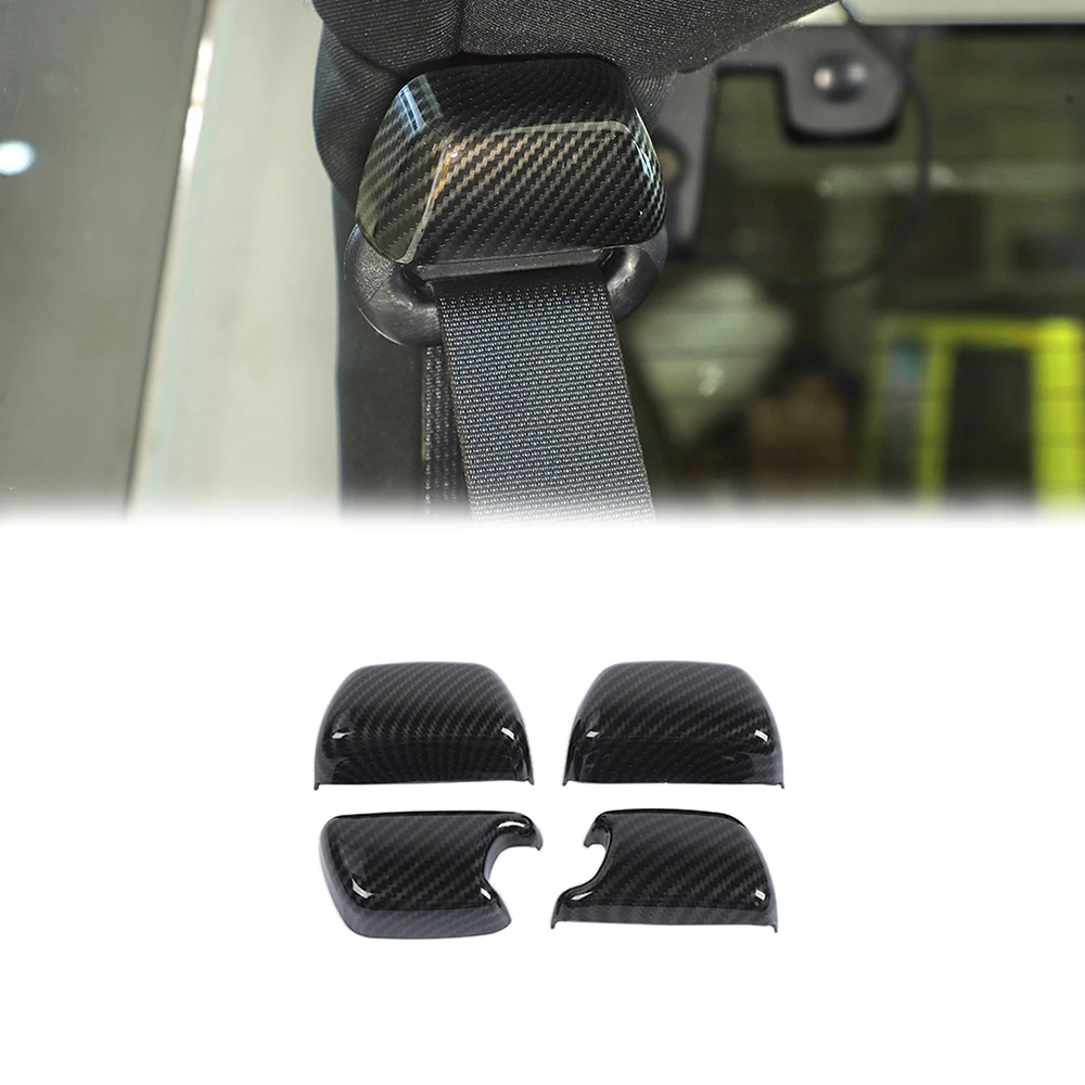 

Car Seat Safety Belt Buckle Decoration Cover Stickers for Jeep Wrangler JK JKU 2007-2017 Car Interior Accessories ABS Moulding
