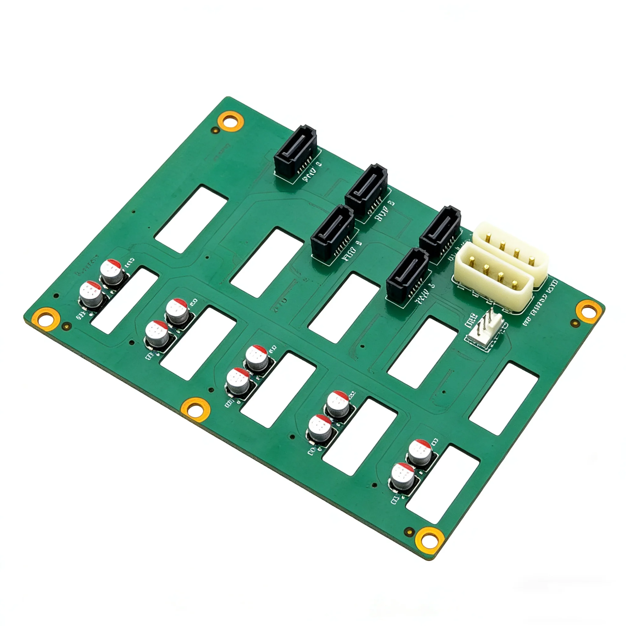 5 Bay SATA Backplane 6Gbps HDD SSD Expansion Board 2.5/3.5 Inch Hard Drive Extension Card for PC Server NAS