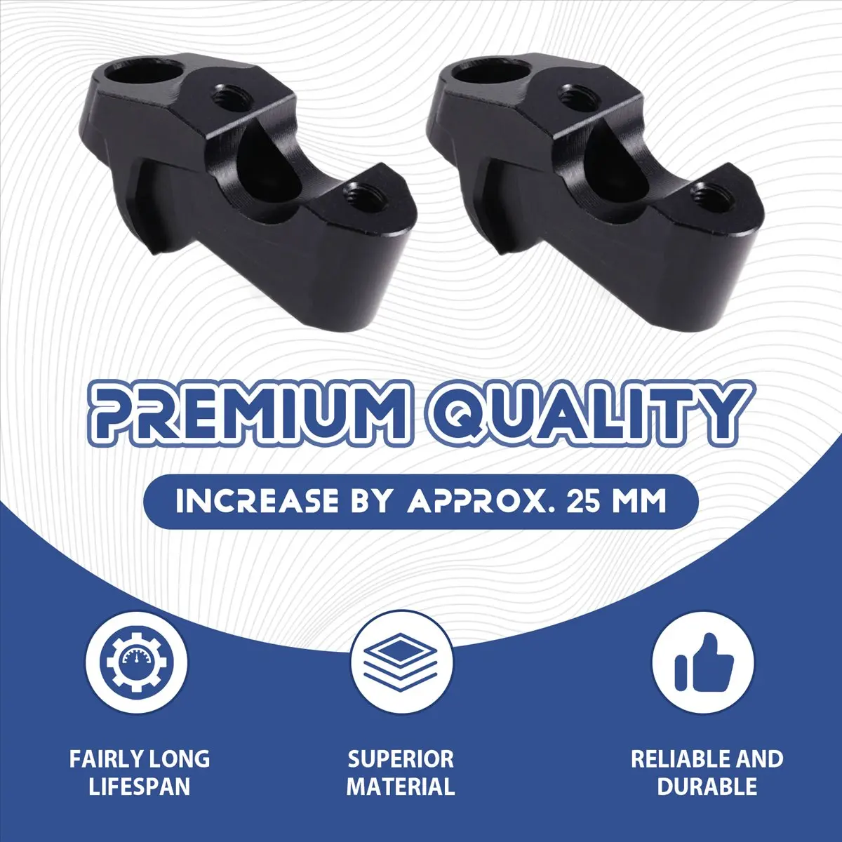 Super Sale Motorcycle Handlebar Riser for SYM Mmbcu 150 158 Mmbcu150 Mmbcu158 Accessories Handle Bar Back Move Lift