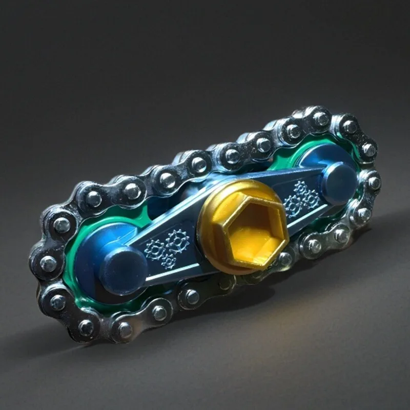 اليد الصغيرة تململ سبينر الأسطوانة أسنان العجلة بطرف الإصبع دولاب الموازنة EDC المعادن تخفيف الإجهاد لعبة لتخفيف الضغط مكافحة القلق مكتب عمل اللعب #1