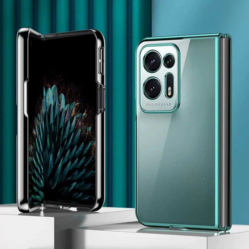 Ultra Thin Plating Phone Case For Oppo Find N2 N FindN 2 FindN2 5G 7.1