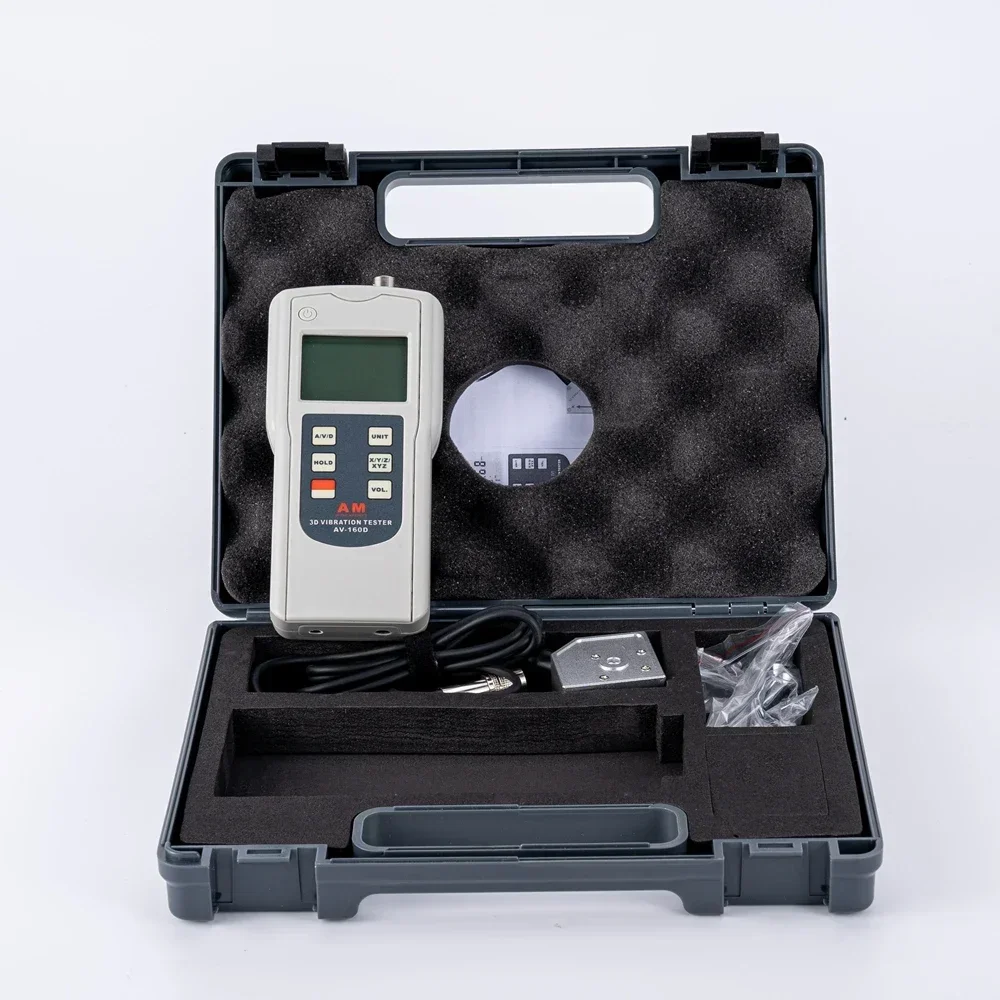 

AV-160D Handheld Digital Triaxial Vibration Measuring Instrument, 3D Vibrometer Vibration Tester, Vibration Tester