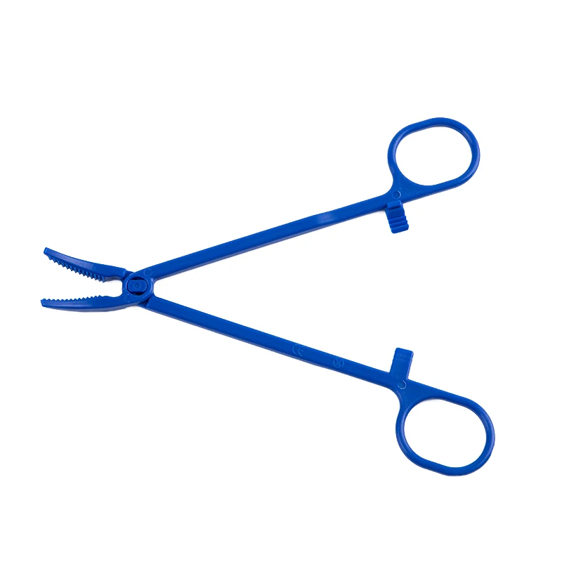 16cm Hemostatic Forceps, Disposable Medical Cotton Ball Forceps, Pointed Nose Forceps Sponge Clamp Household Tweezers Hold Tool