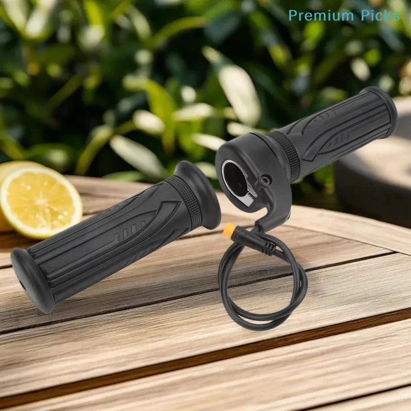1 Pair 20X Scooter Speed Throttle Handle 12V To 72V For 22.2mm Handlebar Electric Bike Throttle With 3 Pin Waterproof Connector