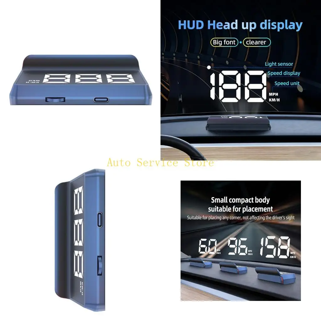 

462A Improved Car Projection Device With Auto Dimming Feature And Type C Power Supply For Easy Installation