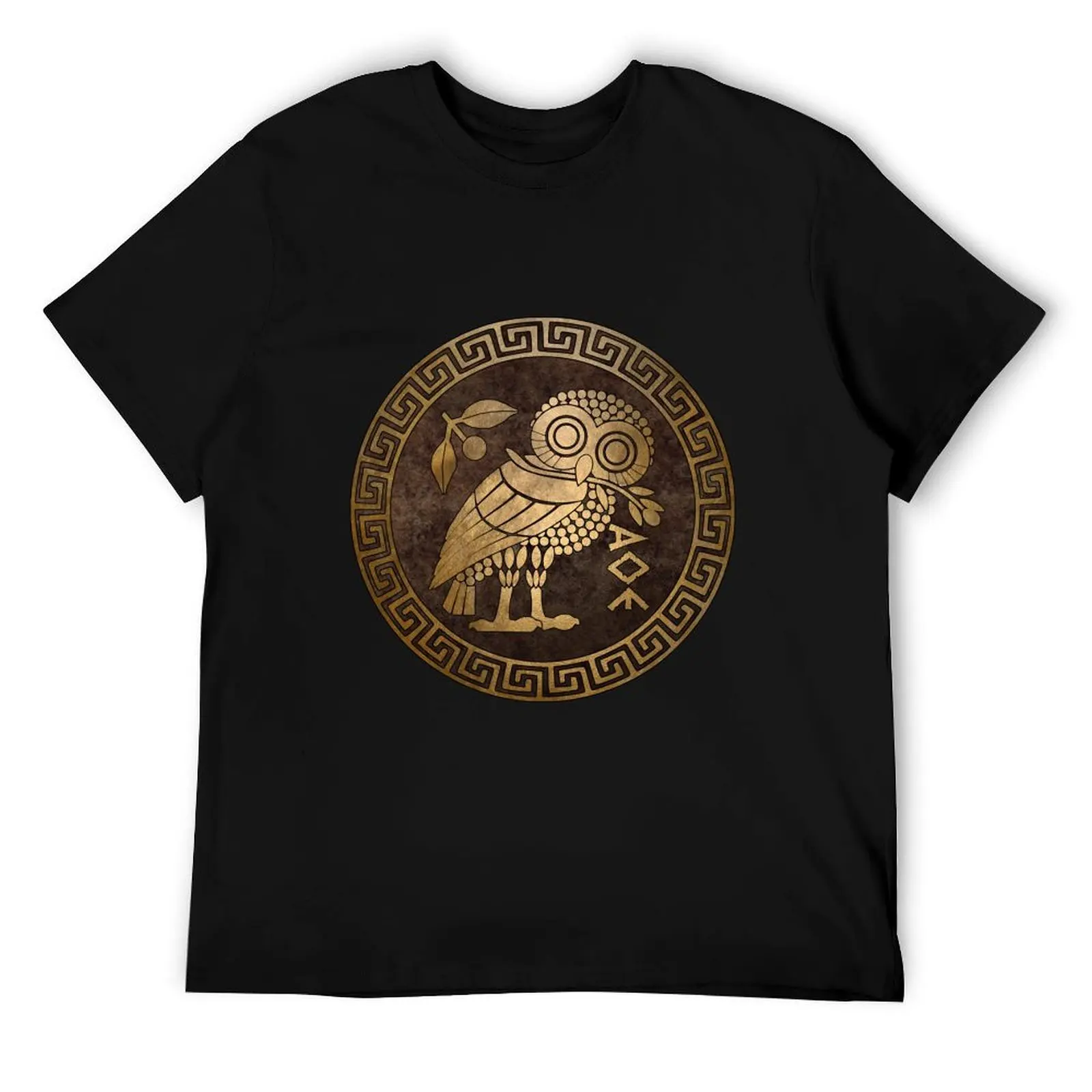 

Athens Ancient Greece Athenian Owl Symbol of Goddess Athena T-Shirt anime t shirts for man man t shirts for men casual T-Shirt