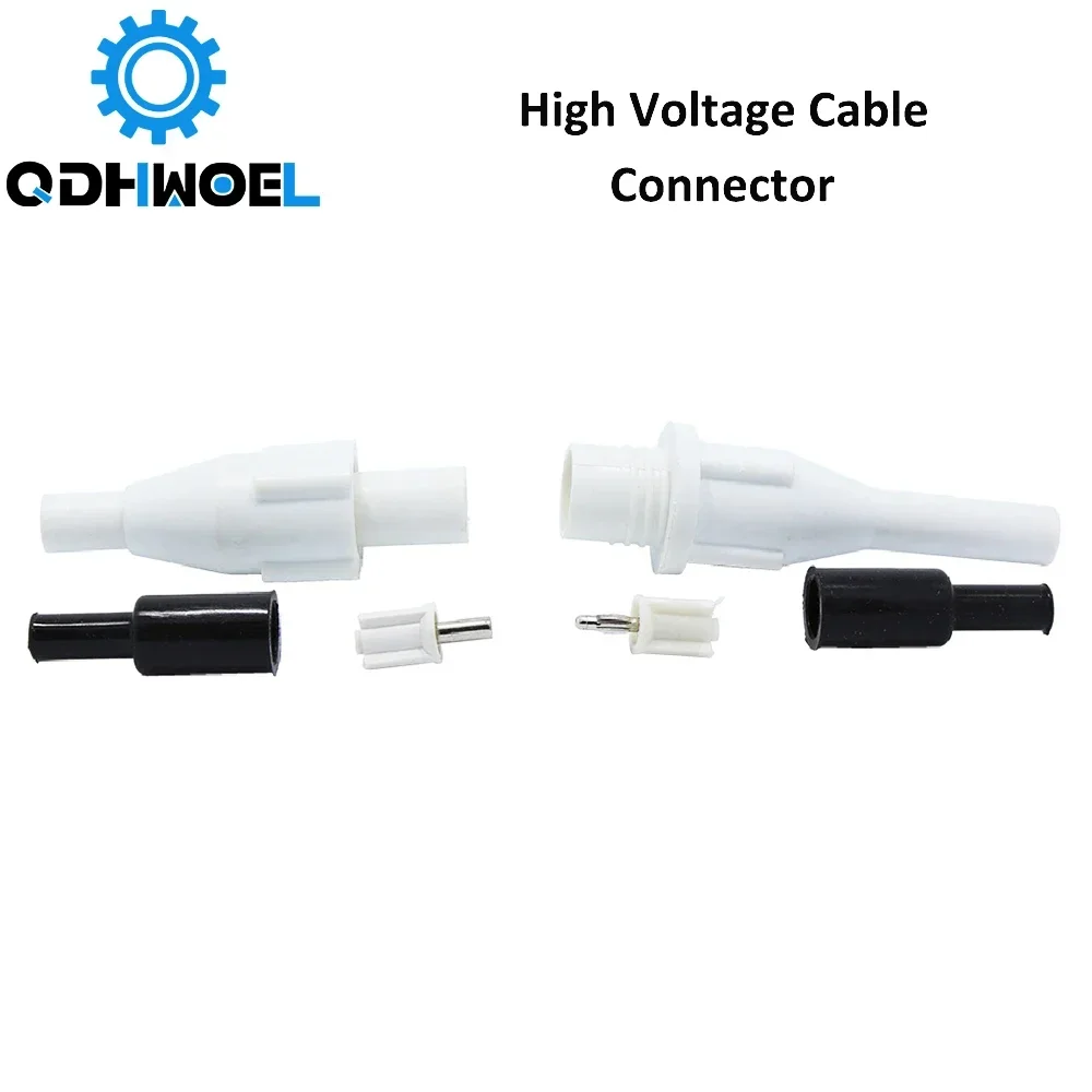 

QDHWOEL Laser Power Supply High Electricity Adapter/Connector for High Voltage Cable