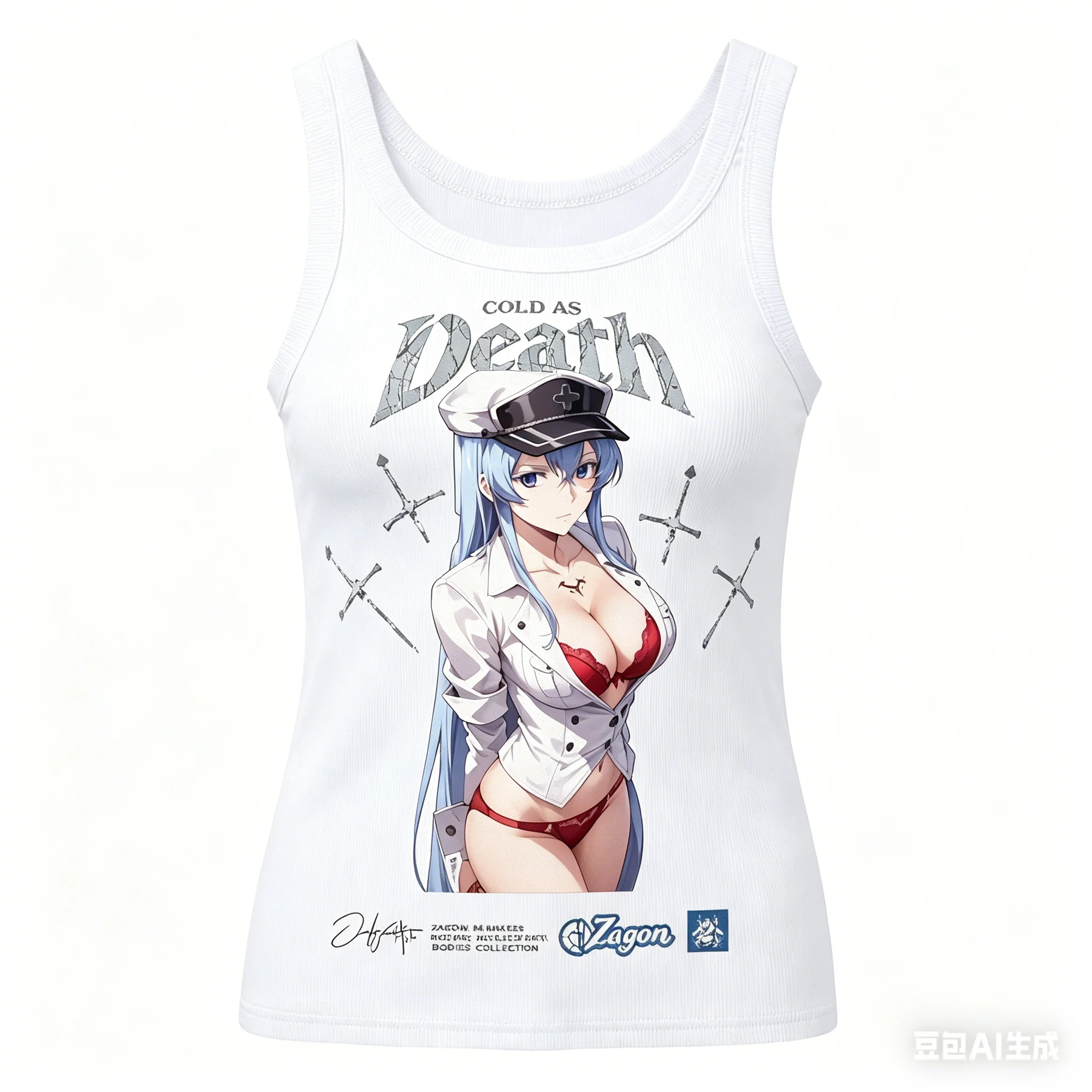 A kame ga Kill! Ribbed Tank personality Clothes New Model Anime Tank top Yearround clothing Plus Size Y2k Short Sleeves Couples