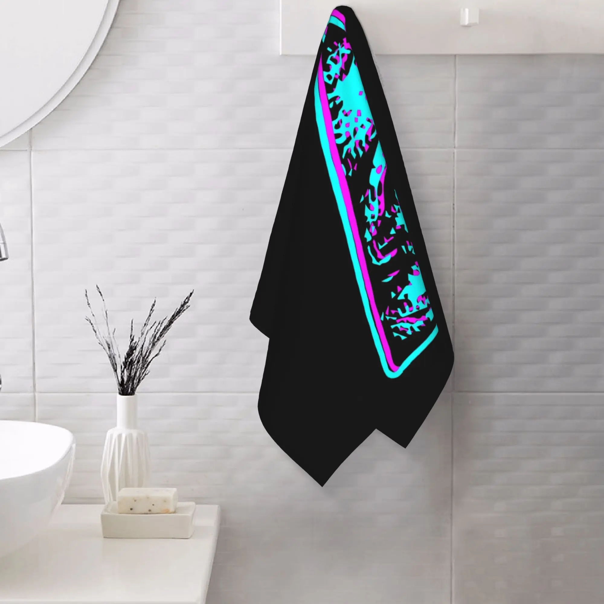 Custom Eye Illuminati Soft Face Towel Quick Dry Pool Bath Cotton Towels Absorbent Quick