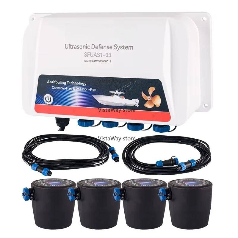 Ultrasonic Antifouling System for Boats and Yachts | Eco-friendly Barnacle Prevention Device | Paint-free Hull Protection