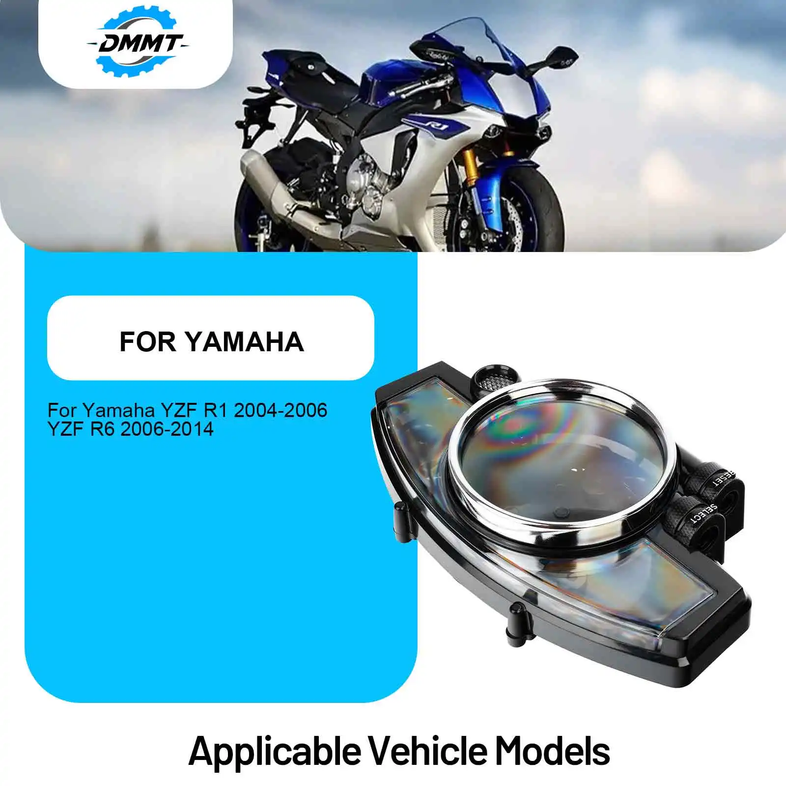

Speedometer Tachometer Gauge Case Cover For Yamaha YZF R1 2004-2006 YZF R6 2006-2014 Motorcycle Speedometer Instrument