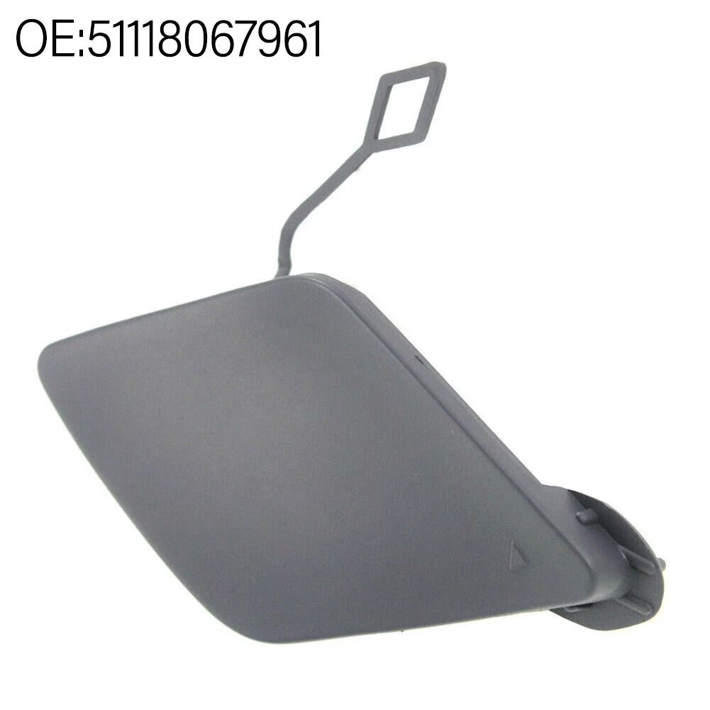 

Car Front Bumper Tow Hook Eye Cover Cap Trailer Hauling Eye Lid Unpainted 51118067961 For BMW 3 Series F30 2013-2018