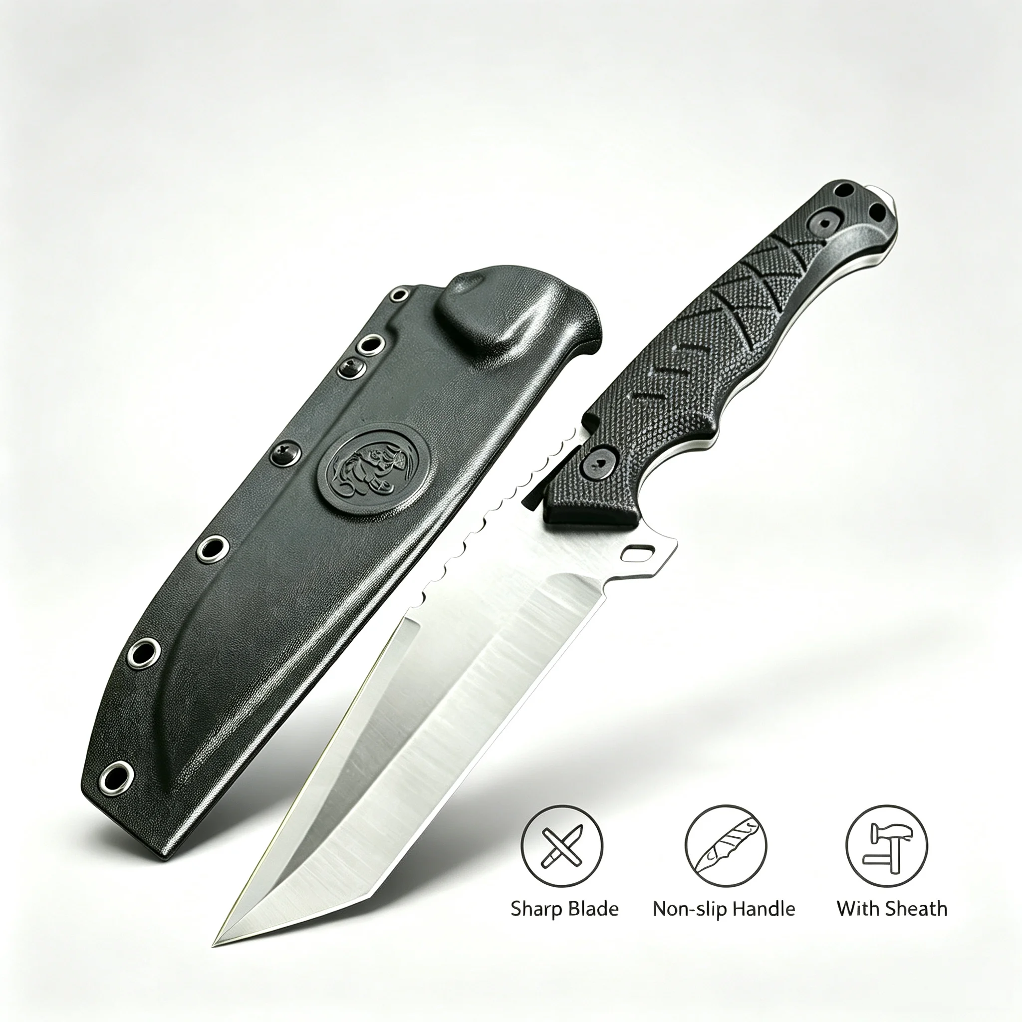 Dive Knife Titanium - Coltello a lama fissa a durezza