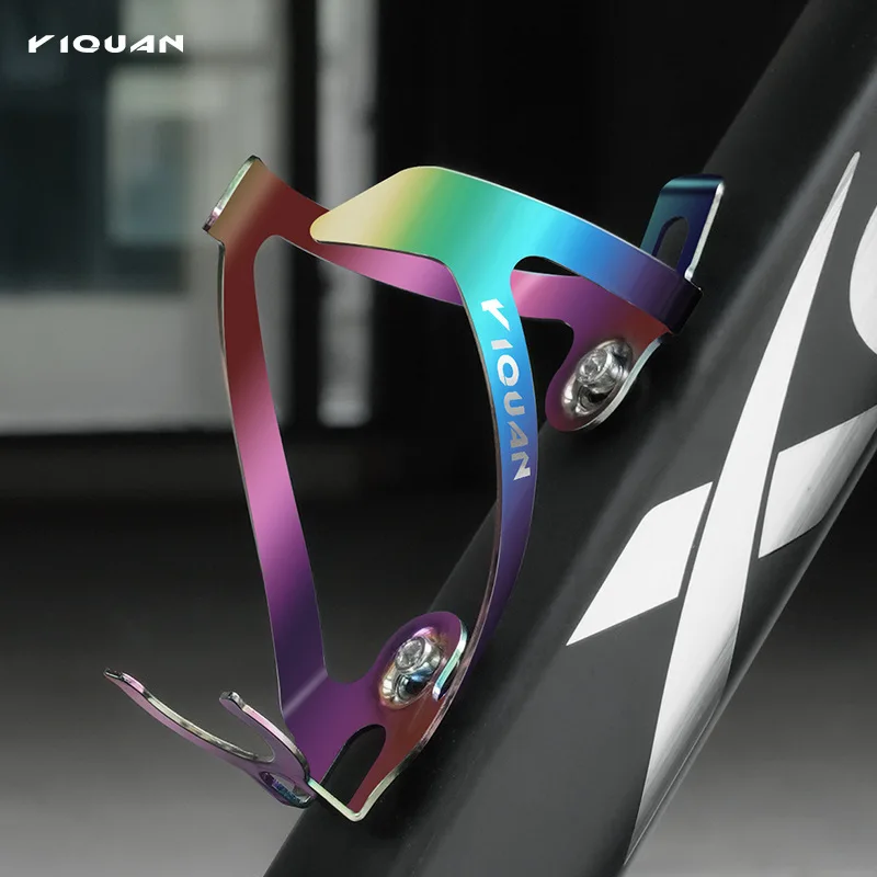 

Bicycle Water Bottle Holder Color Gradient Aluminium Alloy Road Bike Water Cup Holder Riding Equipment Accessories G1102
