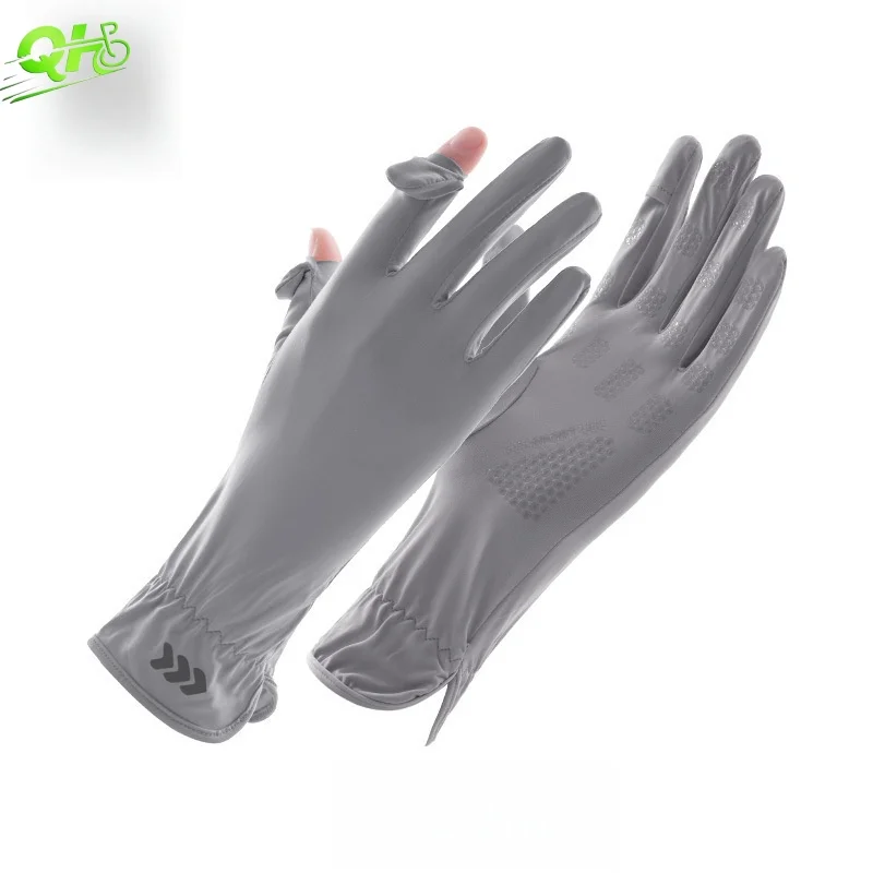 

Женские тонкие велосипедные перчатки для вождения электрического велосипеда, дышащие сенсорные экраны, защита от солнца, защита от ультрафиолета, защита от УФ-лучей, весна