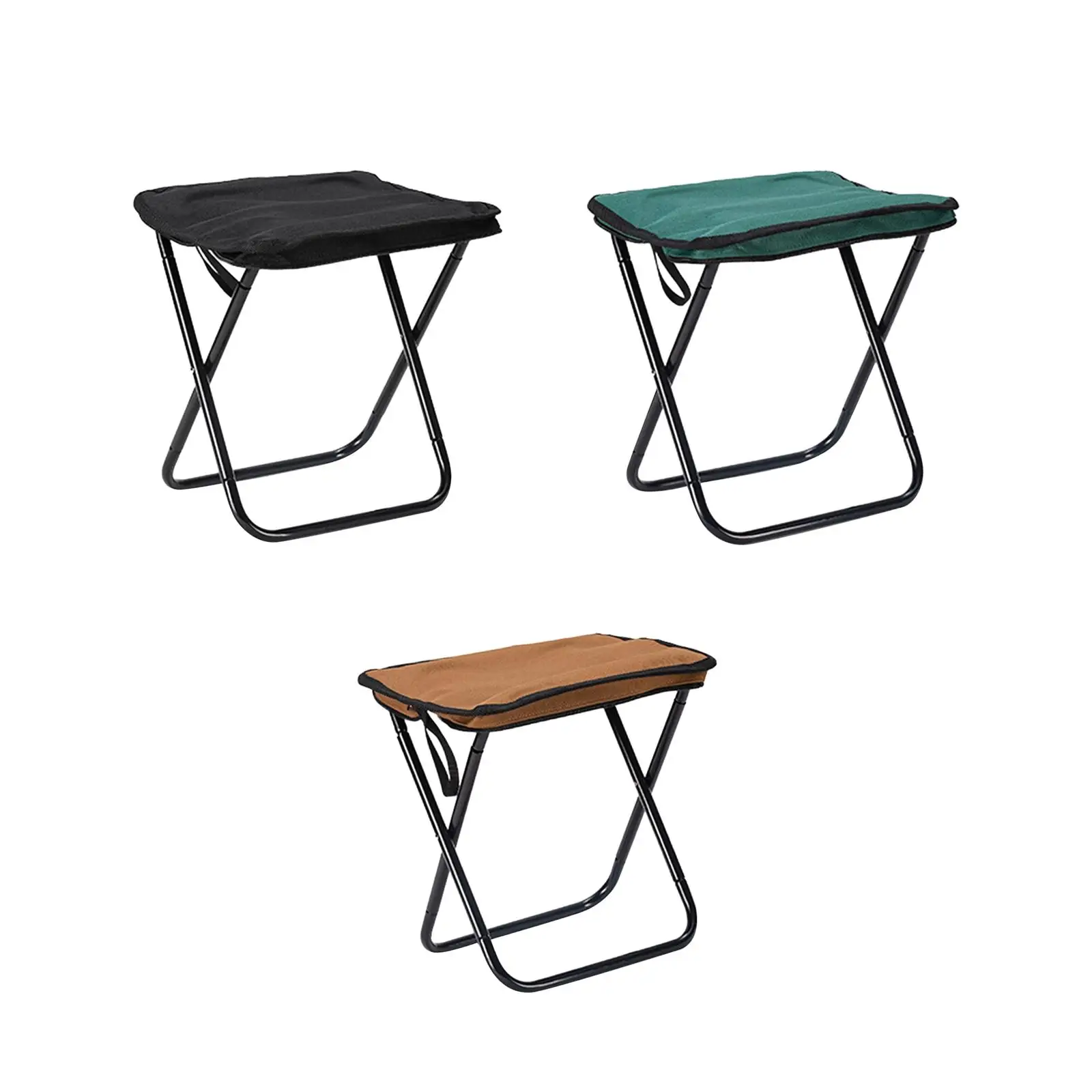 Camping Stool Seat Small Folding Chair Foldable Camping Chair Foot Rest Camp Stool Portable Folding Stool for Patio Gardening