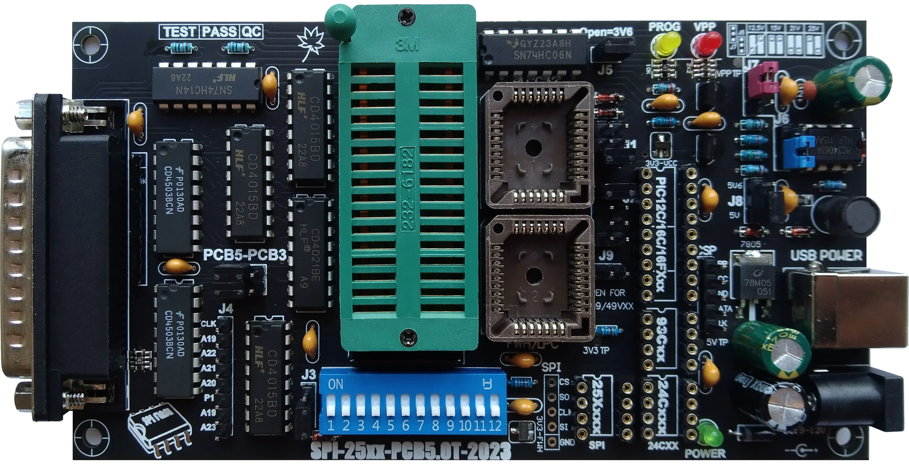 SPI 25xx PCB5.0T 2023 Motherboard B-I-O-S Programmer Multi-functional General EPROM Recorder