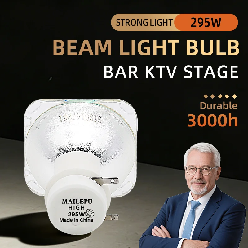 

Светодиодный прожектор Mailepu Original Bulb Shaking Beam Light 295W, подходит для баров, караоке-клубов, свадеб