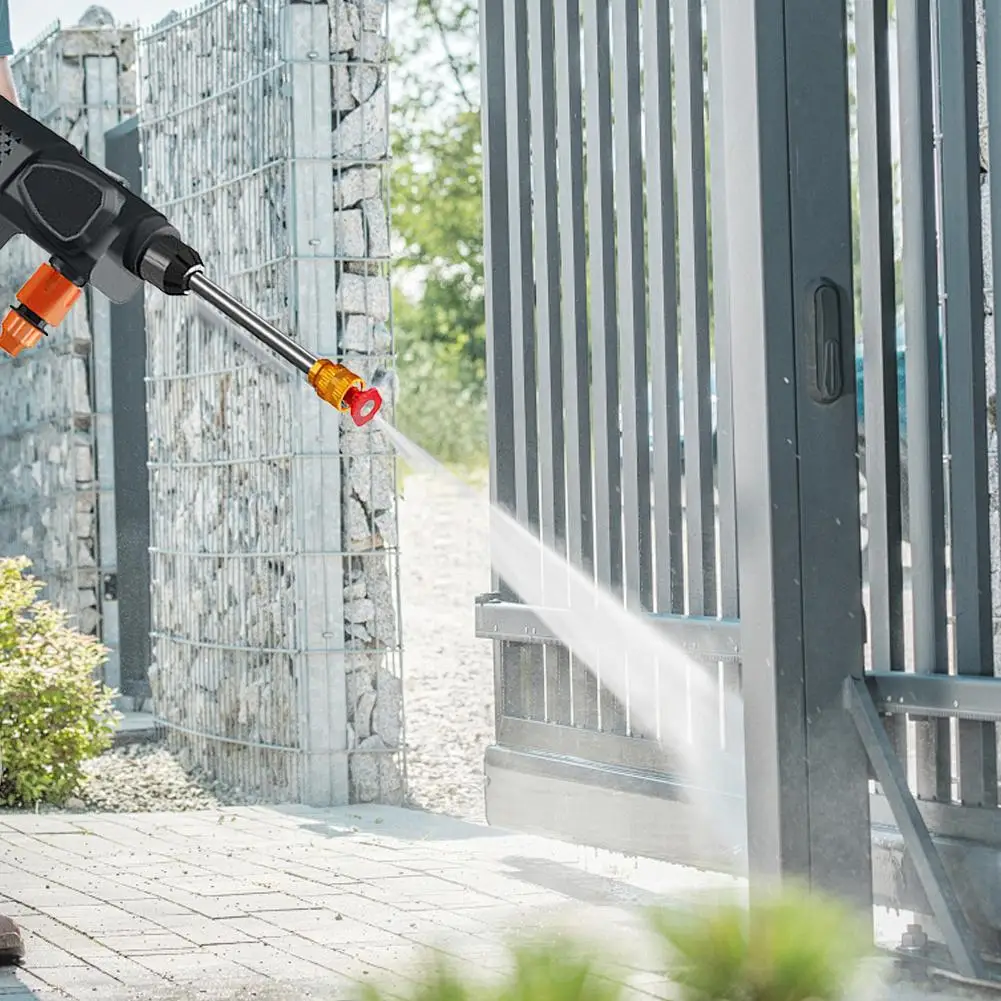 

New High-Pressure Car Wash Gun Portable Lithium Battery Water Wireless Tool Gun Cleaning Electric V4A2