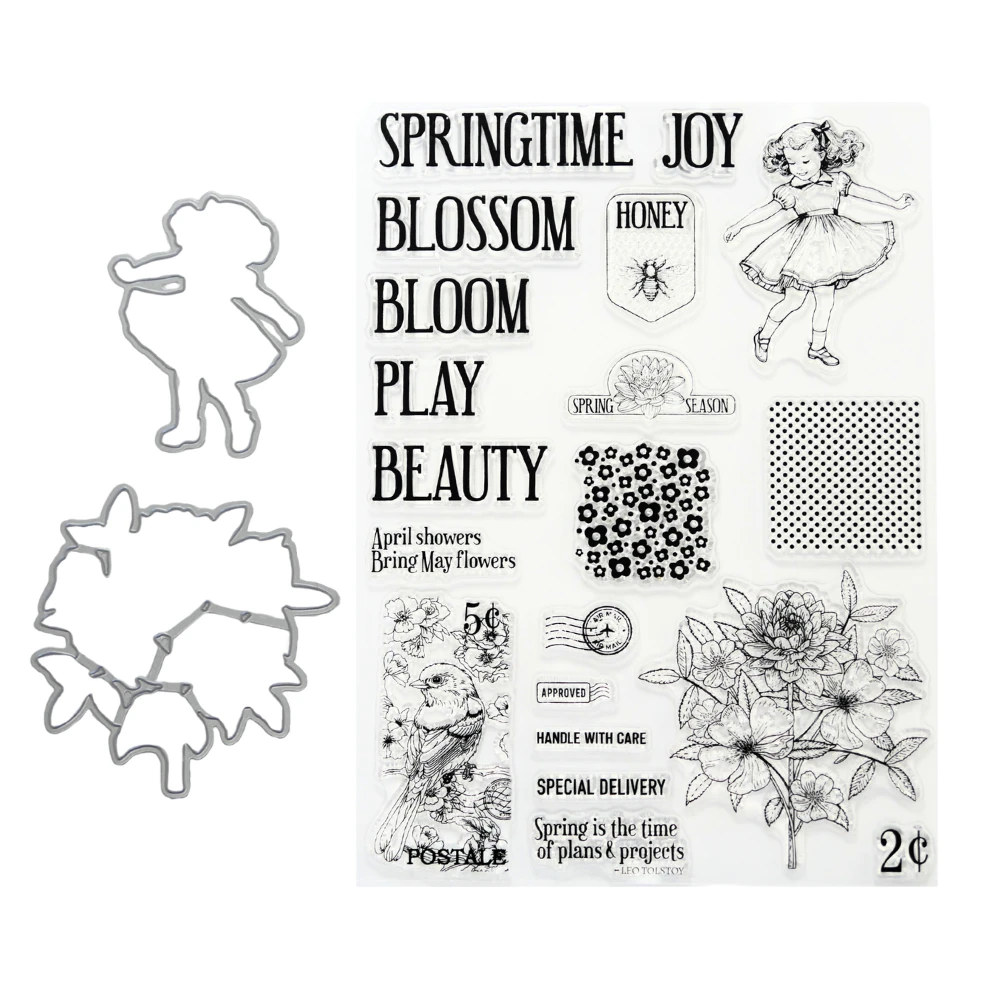 bloemen muis Stempels 2026 Nieuwe Metalen Stansmessen Voor DIY Scrapbooking Ambachten Maker Fotoalbum Sjabloon Handgemaakte Decoratie