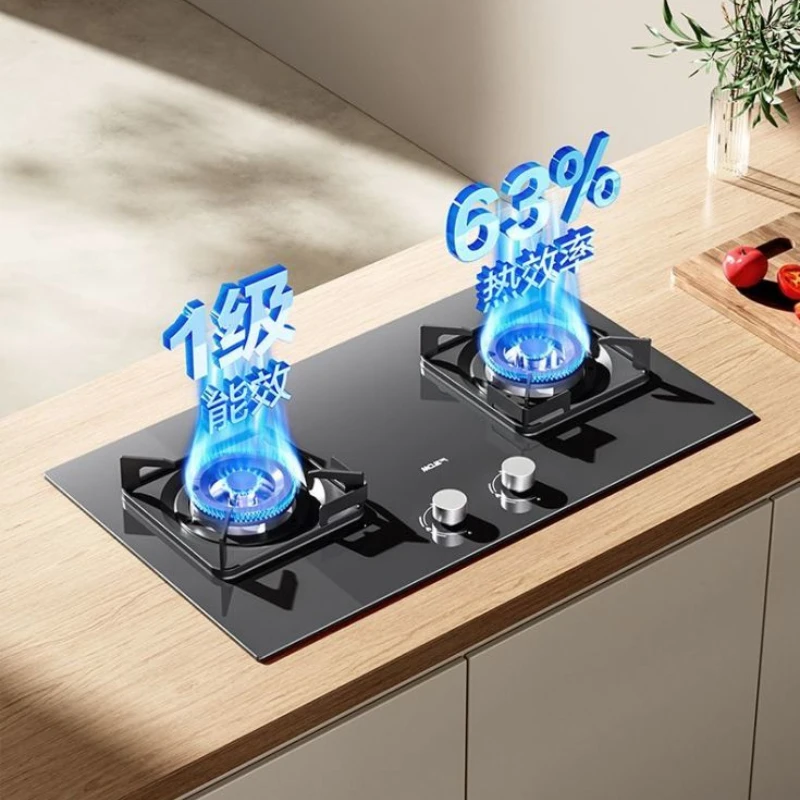 Stufa a risparmio energetico con fuoco feroce da 5200 W A6106B stufa doppia per uso domestico incorporata a doppio scopo grande potenza di fuoco