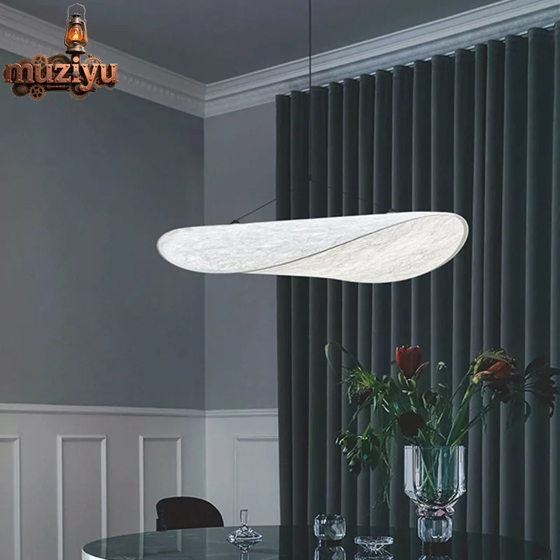 

Muziyu Italian Original Design Paper Pendant Chandelier for Dining Living Room Island Leaf Shaped Indoor House Lighting Decor