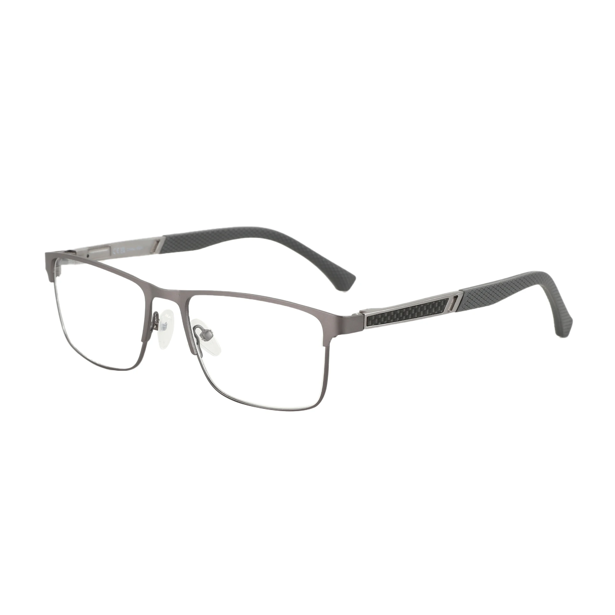 ZENOTTIC Square Carbon Fiber Frame Glasses