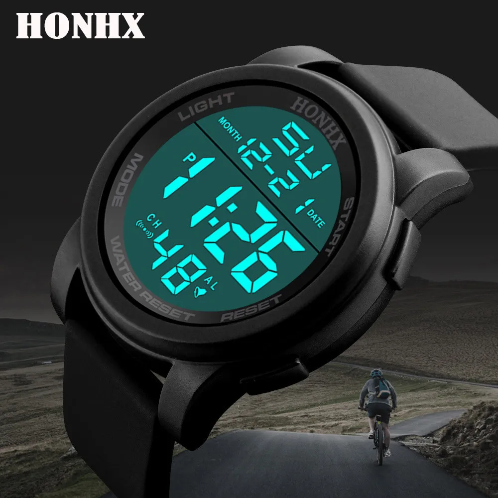 Top Women/men Sports Watch 2024 New Dual Display Analog Digital Led Electronic Watches Reloj Hombre Relogios Masculino