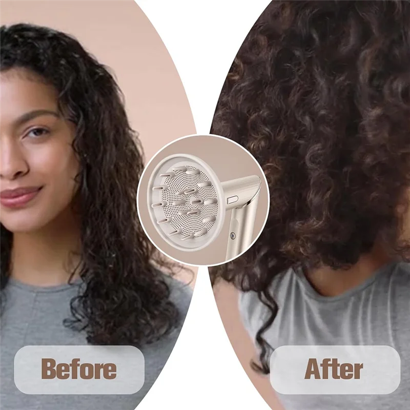 A47F-Diffuser Attachment For Shark Flexstyle Hair Dryer Styling Tool For Wavy Curly Coily Hair Enhance Natural Curls Tool
