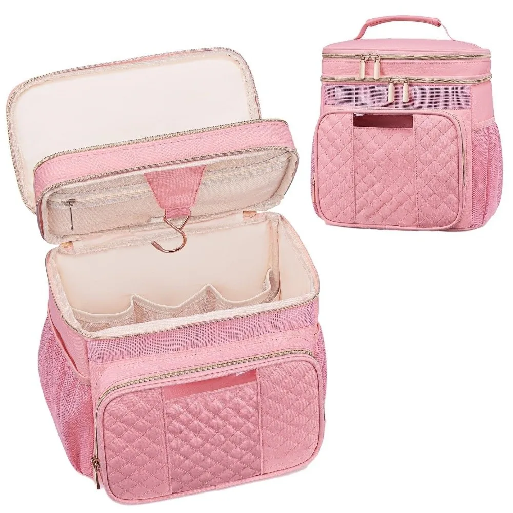 

Стильная сумка для туалетных принадлежностей большой емкости, водостойкая портативная сумка для ванной комнаты, многоцелевая подвесная сумка для душа, дорожная сумка