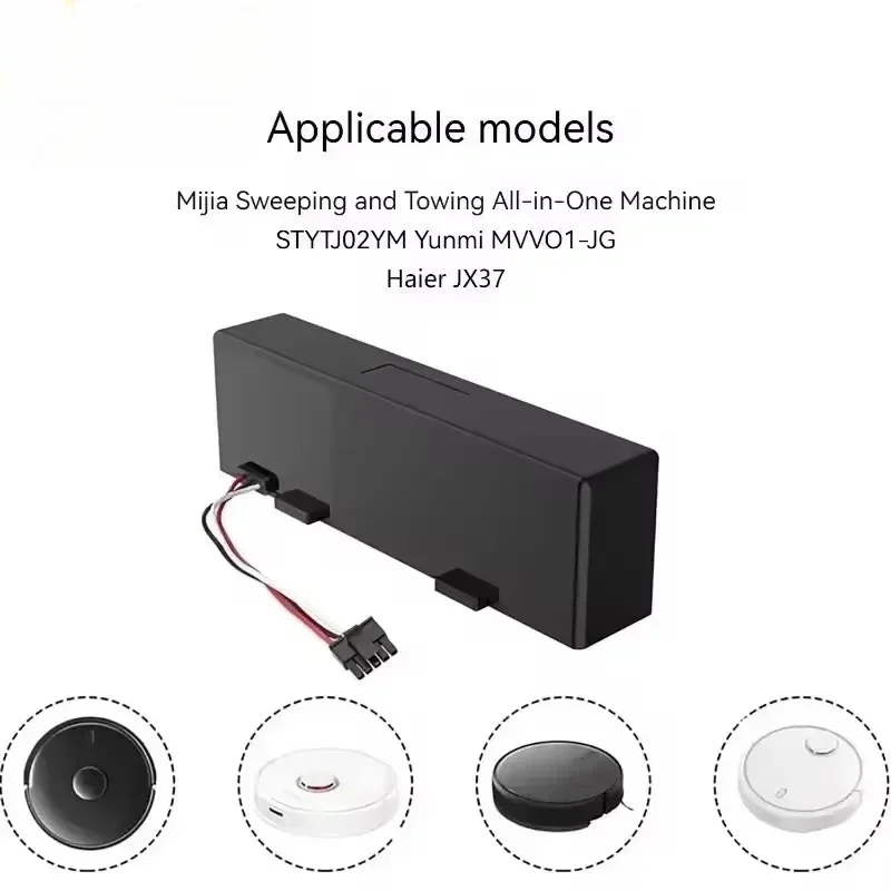 Mi Robot Vacuum-Mop 2S STYTJ02YM 6800mAh Battery 14.4V for Xiaomi Mijia LDS Vacuum Cleaner,Mi Robot Vacuum-Mop P,Conga 3290 3390