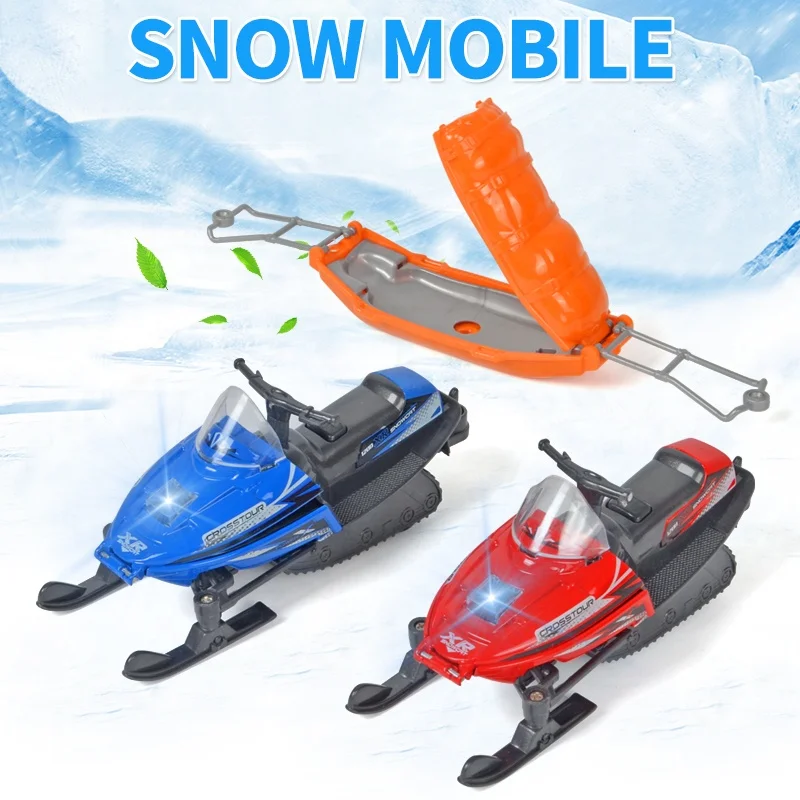 Kids Alloy toy die cast  vehicles friction   snowmobile  car