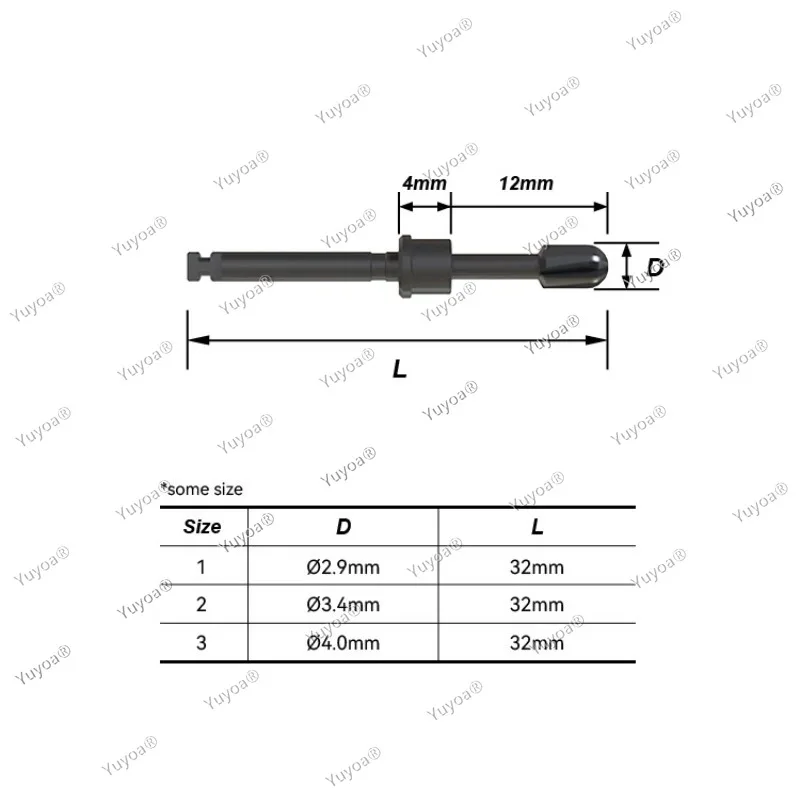 1PC Dental Hydro Sinus Lift Drill,CAS Depth Stopper,Crestal Approach Maxillary Sinus Lifting Bur for Implant Surgery