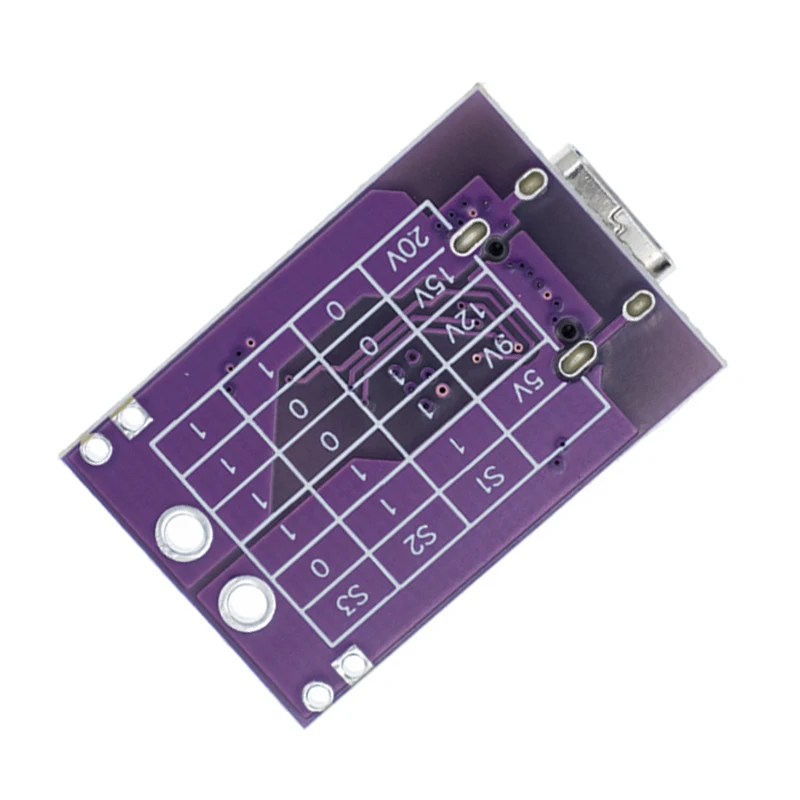 Typ-C QC AFC PD2.0 PD3.0 do DC sfałszowane oszustwo szybkie ładowanie wyzwalacza sondowania wykrywacz USB-PD zasilacz do notebooka zmiany moduł